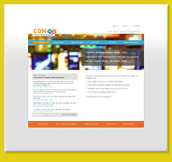 Web Design for Concourse Display Management, London