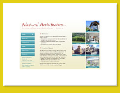 Web Design for Natural Architecture, Bristol