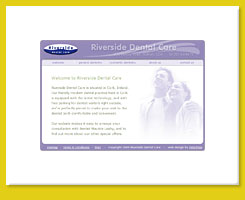 Web Design for Riverside Dental Care, Cork, Ireland